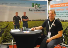 Peter Meinhardt with Henselmans Strawberryplants,propagating many varieties in Netherlands and abroad